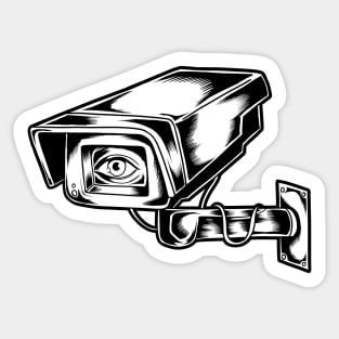 Security Camera Tattoo Sticker